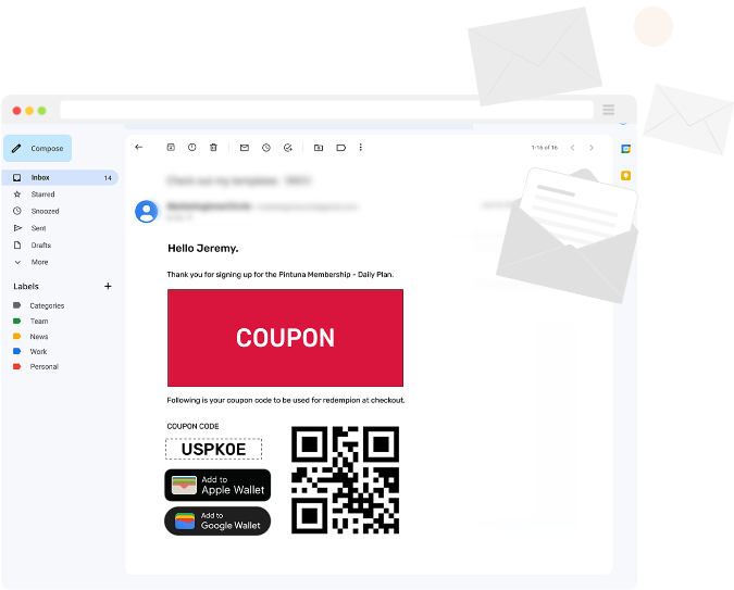 Run Email Campaigns<br>with Coupons: